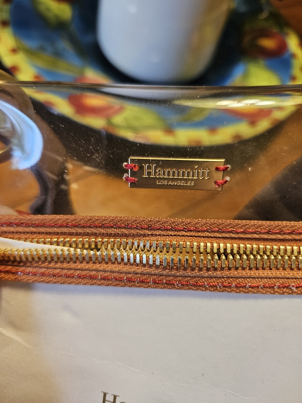Hammitt Tony Small Clear Crossbody Gold Accents - Picture 5 of 10